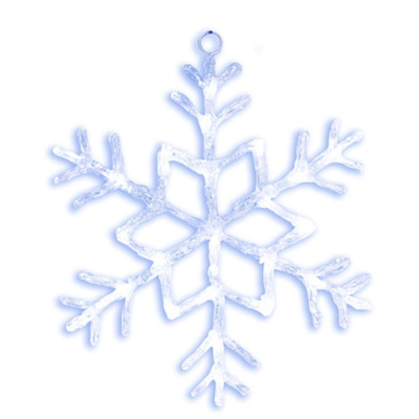 Dekoracja świetlna LED Best Season Merry Snowflake, Ø 40 cm