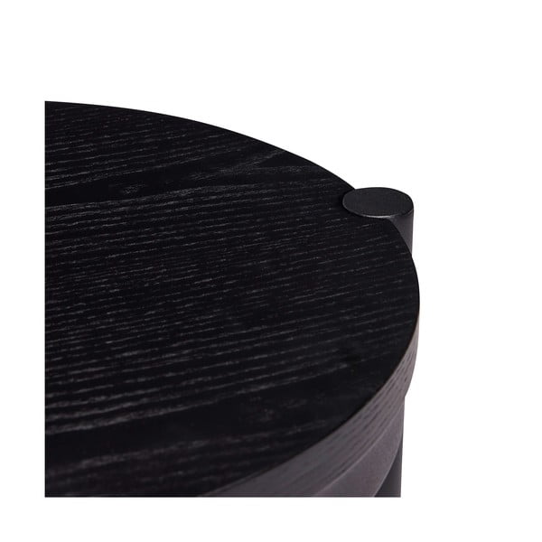 Czarny stołek Oto – Hübsch-image-3