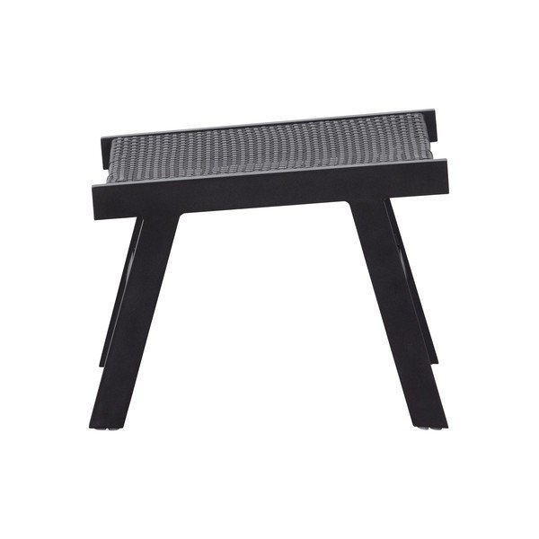 Czarny podnóżek do fotela ogrodowego WOOOD Puk-image-2