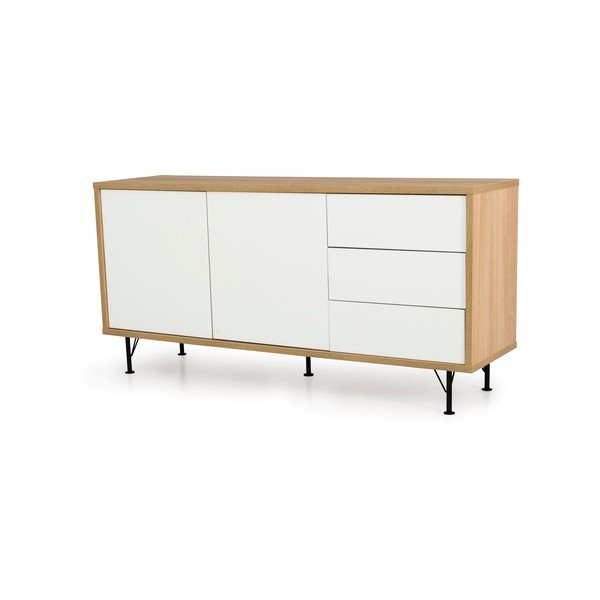 Biała komoda Tenzo Flow, dł. 164 cm-image-2