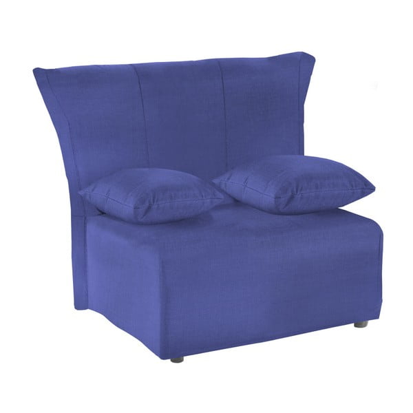 Niebieski fotel rozkładany 13Casa Cedro