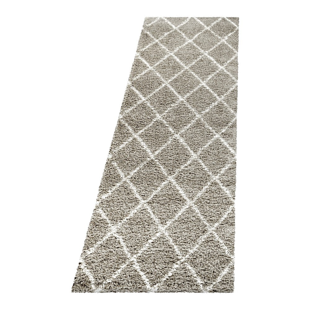 Jasnobrązowy chodnik 80x250 cm Alvor – Ayyildiz Carpets