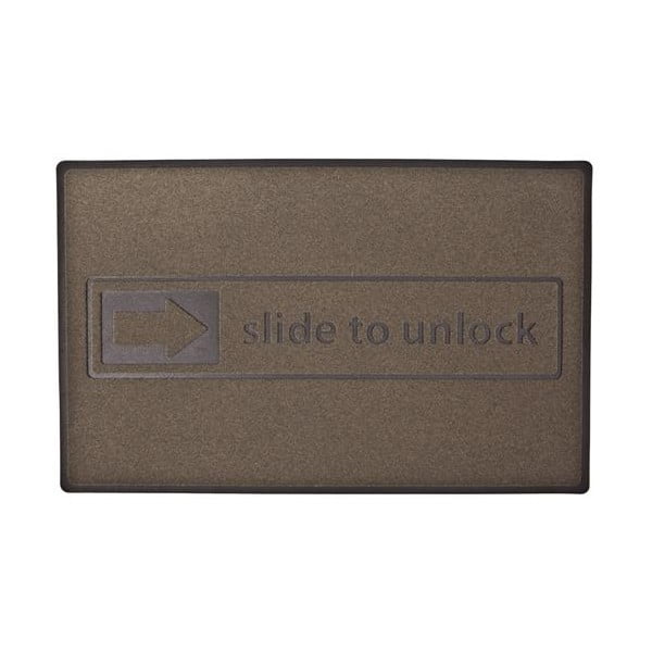 Slide to unlock, dywanik przed drzwi