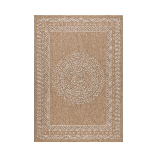 Dywan odpowiedni na zewnątrz w naturalnym kolorze 80x150 cm Dhaka – Ayyildiz Carpets