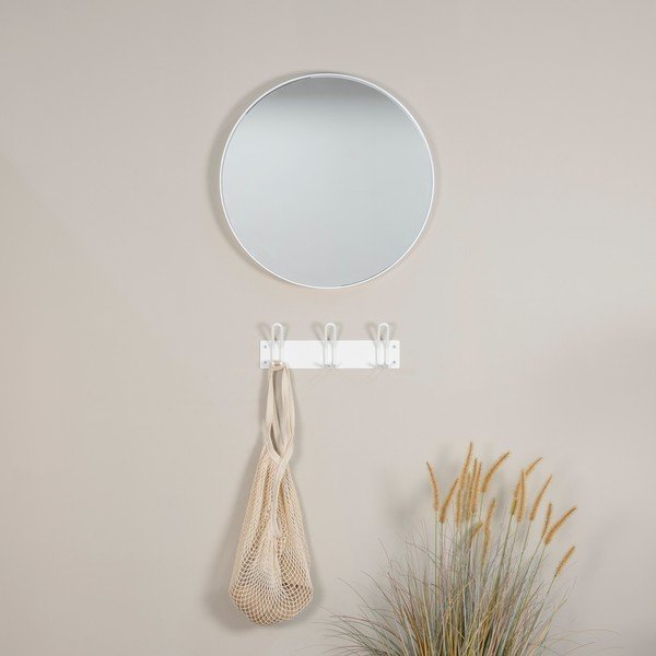 Biały metalowy wieszak ścienny Miles – Spinder Design-image-2