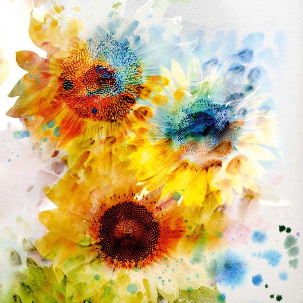 Obraz Homemania Decor Flowers, 60x60 cm