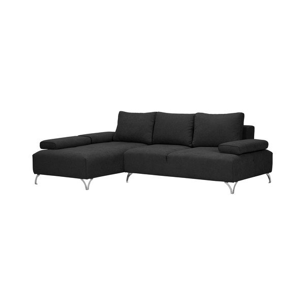 Ciemnoszary rozkładany narożnik lewostronny Windsor & Co Sofas Virgo-image-1