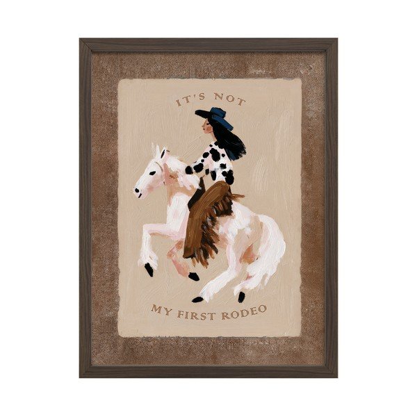 Obraz drukowany z ramą w zestawie 30x40 cm Rodeo – Styler