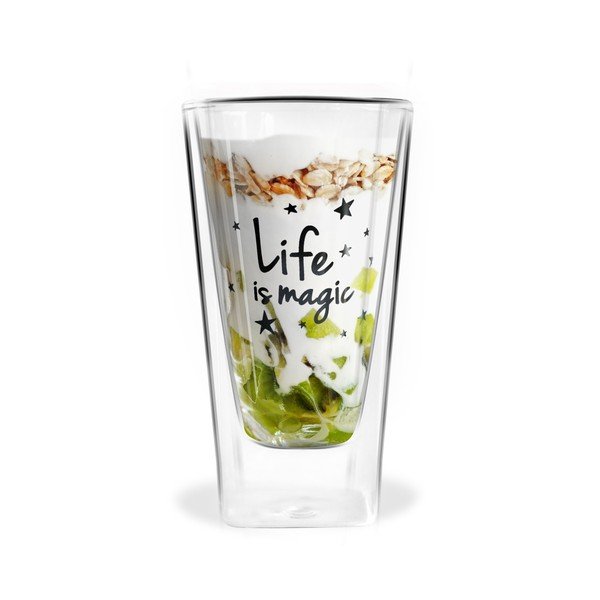 Szklanka z podwójną ścianką Vialli Design Life Is Magic, 300 ml-image-2