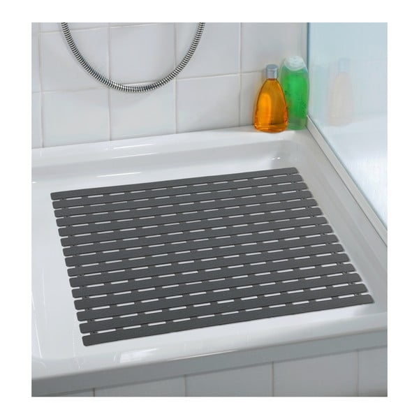 Ciemnoszara mata prysznicowa Wenko Arinos, 54x54 cm-image-3