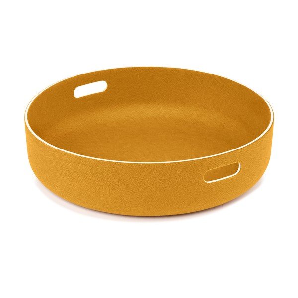 Tekstylny koszyk do przechowywania ø 46x12 cm Cesto Saffron – MiaCara