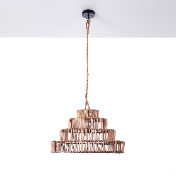 Rattanowa lampa wisząca Tomasucci Tower wys. 35 cm-image-3