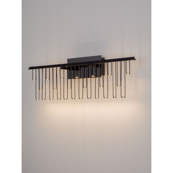 Aluminiowy kinkiet LED ze ściemniaczem w kolorze srebra z połyskiem Stellar – Nova Luce-image-2