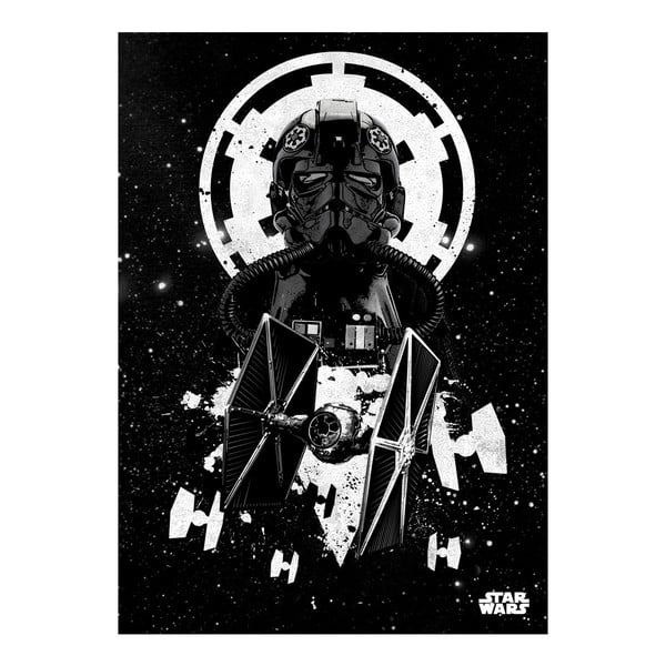 Plakat z blachy Star Wars - Tie Fighter Pilot