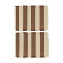 Maty stołowe zestaw 2 szt. z bawełny organicznej 36x48 cm Toppu – OYOY Living Design