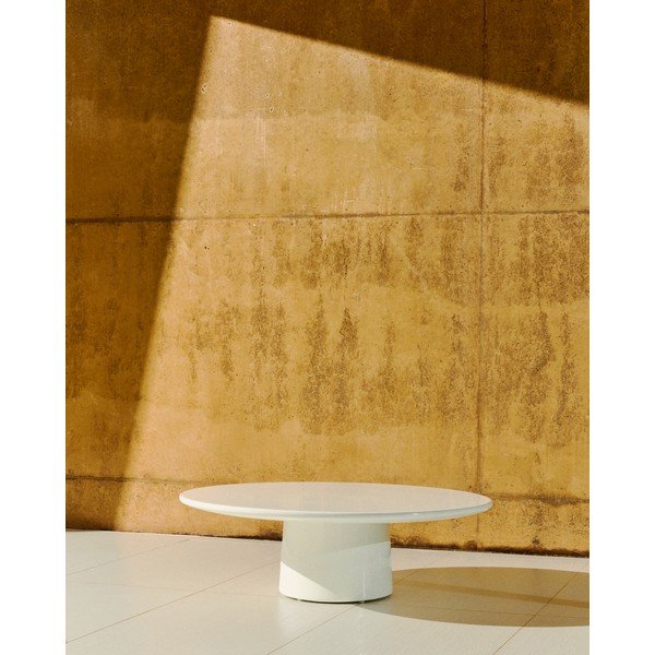 Okrągły stolik ogrodowy betonowy ø 110 cm Albanella – Kave Home-image-1