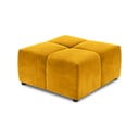 Żółty moduł aksamitnej sofy Rome Velvet – Cosmopolitan Design