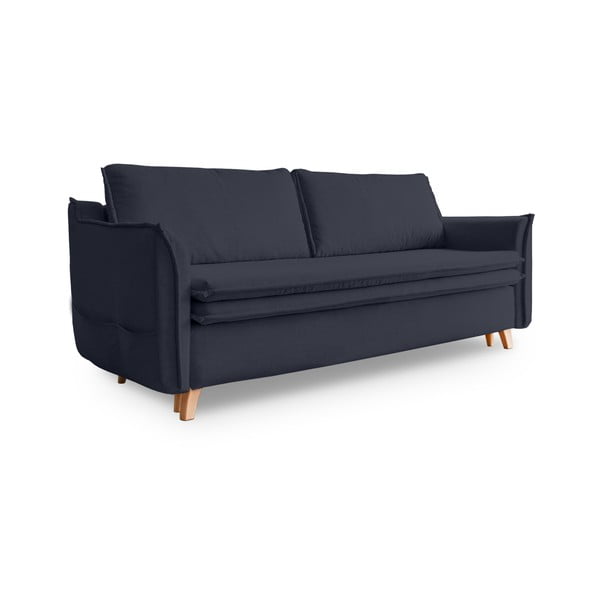 Ciemnoszara/antracytowa rozkładana sofa 225 cm Charming Charlie – Miuform