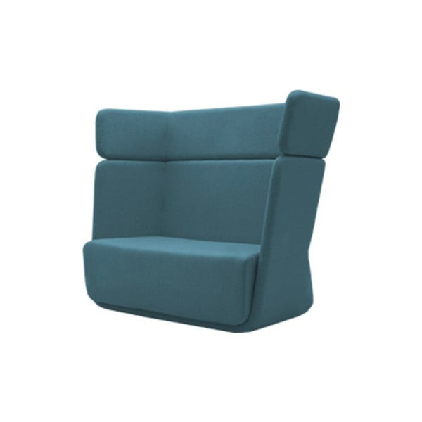 Turkusowy fotel Softline Basket Vision Turquoise