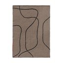 Brązowy bawełniany dywan odpowiedni do prania 100x140 cm Shadow – Mette Ditmer Denmark