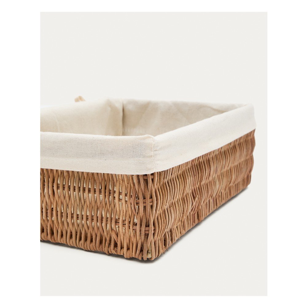 Rattanowe koszyki zestaw 2 szt. 28x20x10 cm Indali – Kave Home (zdjęcie 5)