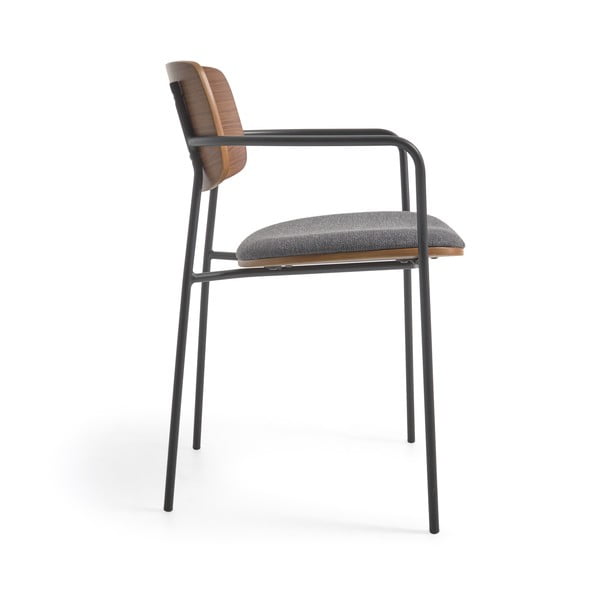 Szaro-brązowe krzesło Maureen – Kave Home-image-4