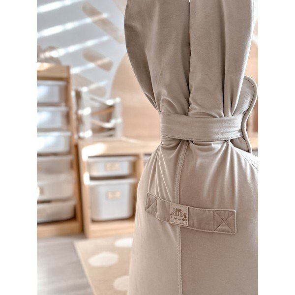 Beżowy dziecięcy worek do siedzenia Funny Bunny – The Brooklyn Kids-image-1