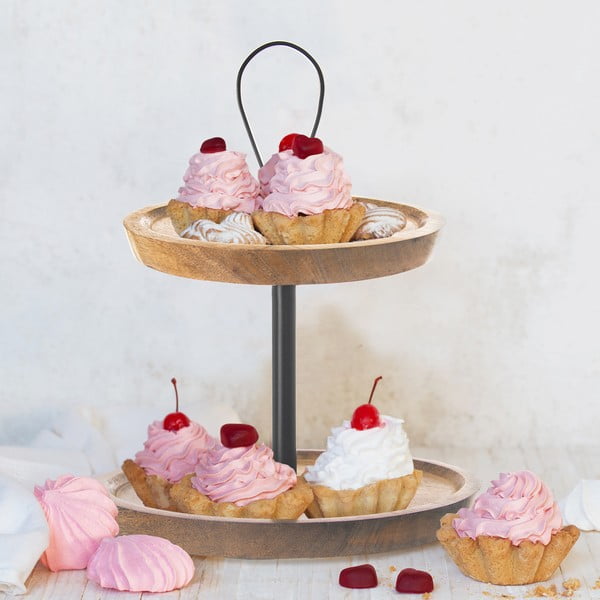 Drewniana etażerka Mango – Orion-image-1