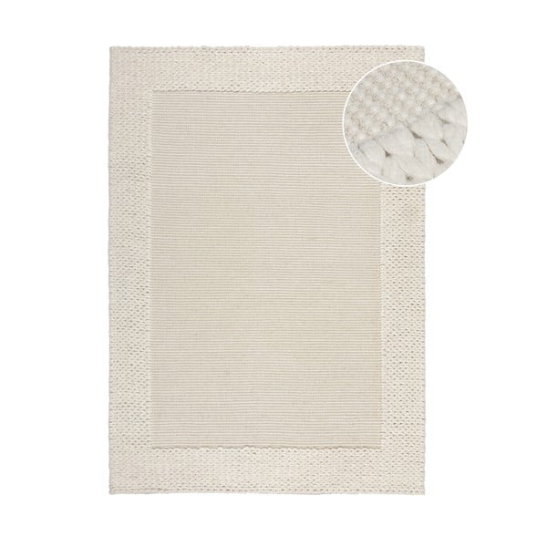 Beżowy dywan wełniany 170x120 cm Rue – Flair Rugs