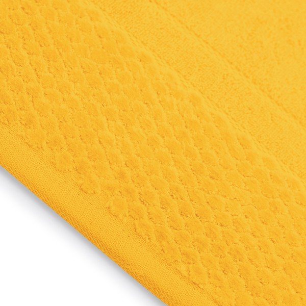 Żółte bawełniane ręczniki zestaw 2 szt. frotte Rubrum – Restilo-image-1