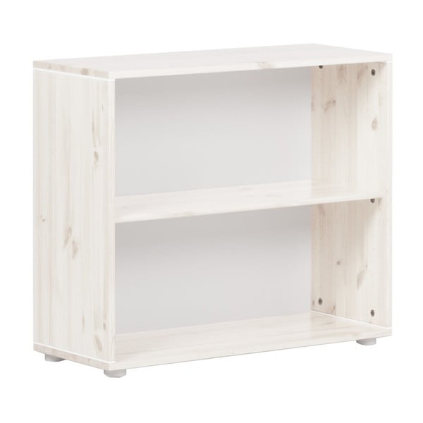 Biała szafka dziecięca z drewna sosnowego Flexa Classic, szer. 86 cm