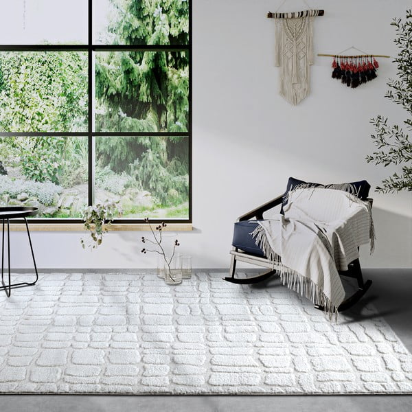 Kremowy dywan 160x235 cm Artistique Cream White – Elle Decoration-image-1