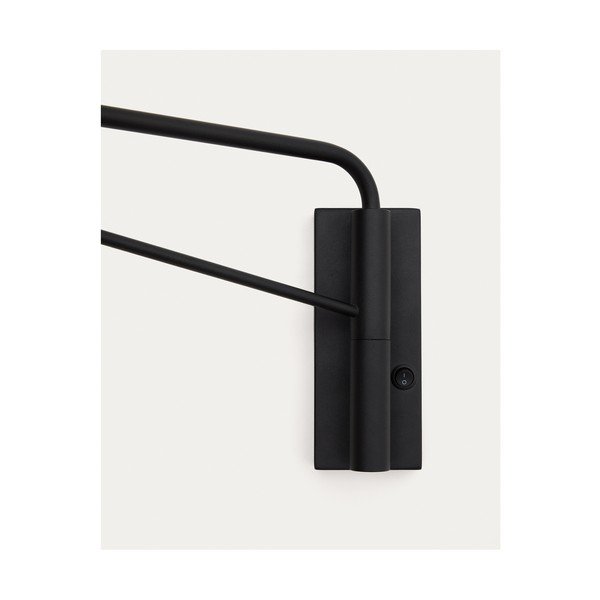 Biało-czarny kinkiet ø 20 cm Eilo – Kave Home-image-3