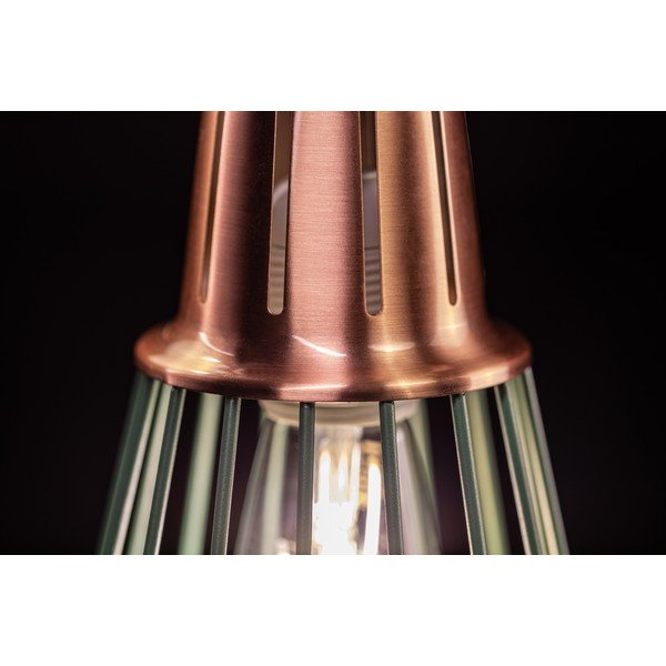 Zielona lampa wisząca z metalowym kloszem ø 18 cm Kaliope – GTV-image-4