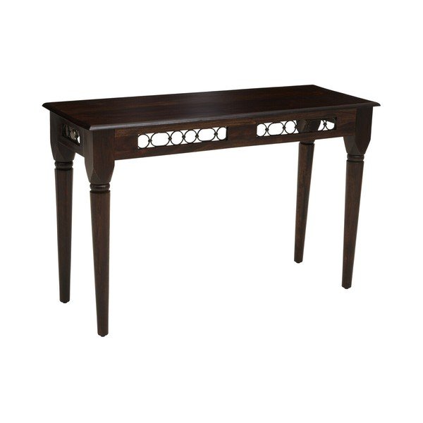 Konsola z litego drewna palisander w ciemnym naturalnym kolorze 45x120 cm Srina – Premier Housewares