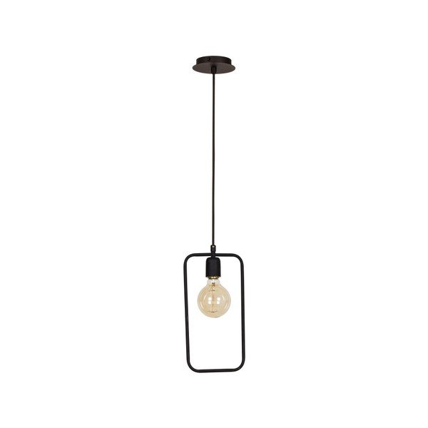 Czarna lampa wisząca Tetragon-image-1