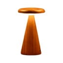 Lampa stołowa LED w naturalnym kolorze z drewnianym kloszem (wysokość 14 cm) Sylva – Gingko