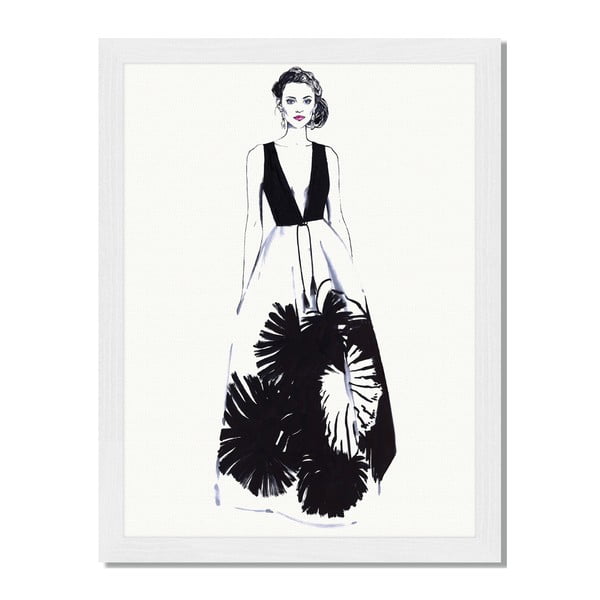 Obraz w ramie Liv Corday Scandi Dress, 30x40 cm