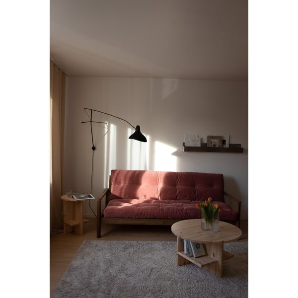 Różowa rozkładana sofa 205 cm Knob – Karup Design-image-1