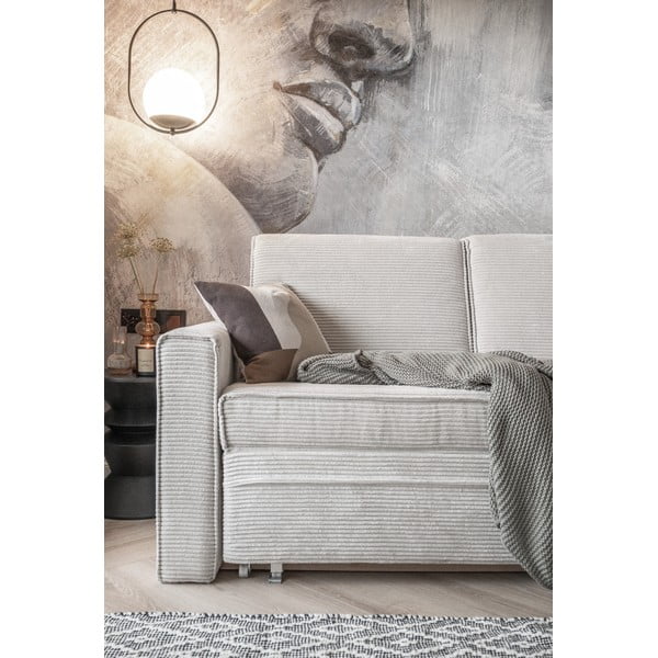 Biała rozkładana sofa 168 cm Lucky Lucy – Miuform-image-4