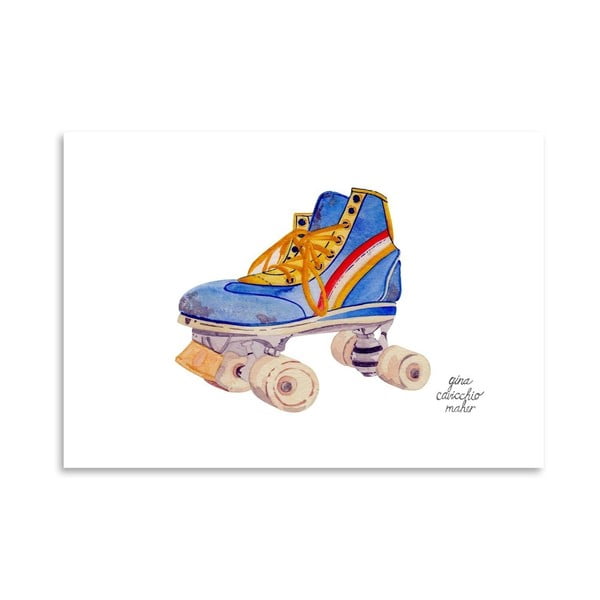 Autorski plakat Roller Skate, 30x42 m