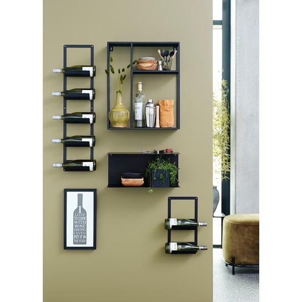 Czarna żelazna półka Canett Joy Thomas, 50x60 cm-image-3