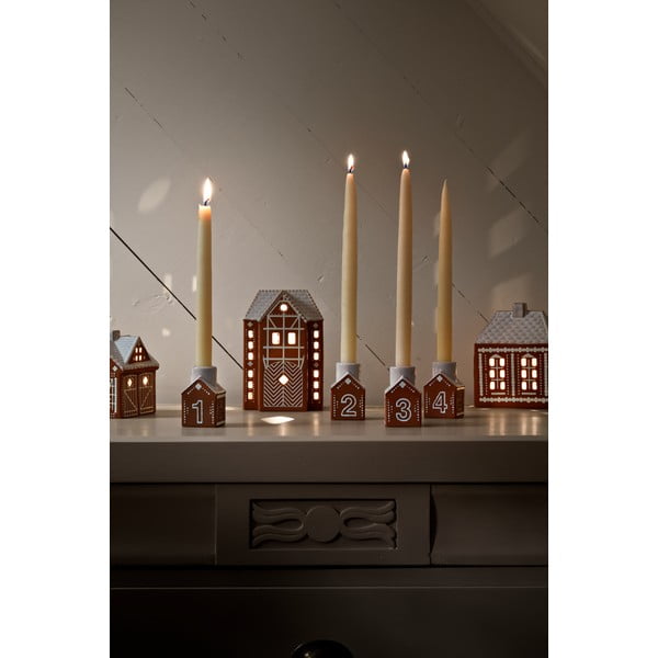 Ceramiczny adwentowy świecznik Gingerbread – Kähler Design-image-2