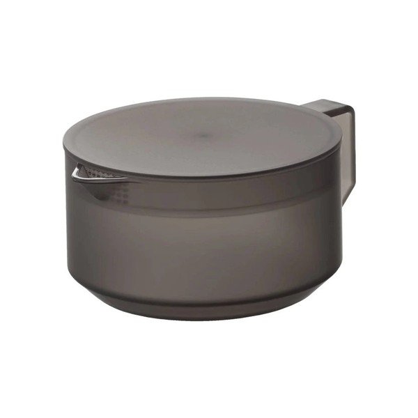 Czarny plastikowy dzbanek do herbaty z sitkiem 600 ml Tower – YAMAZAKI