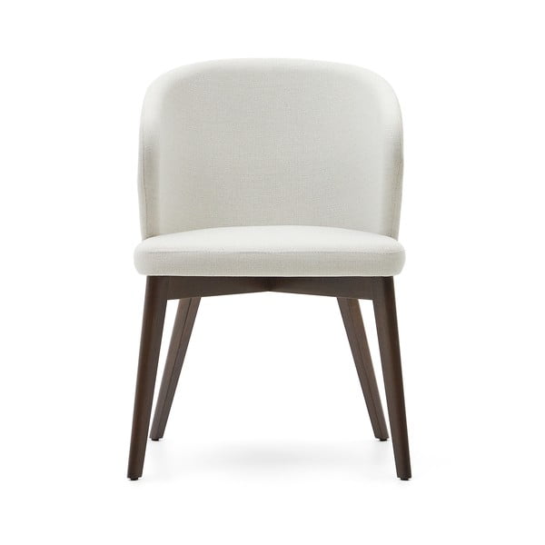 Kremowy tapicerowany fotel jadalniany Darice – Kave Home-image-4