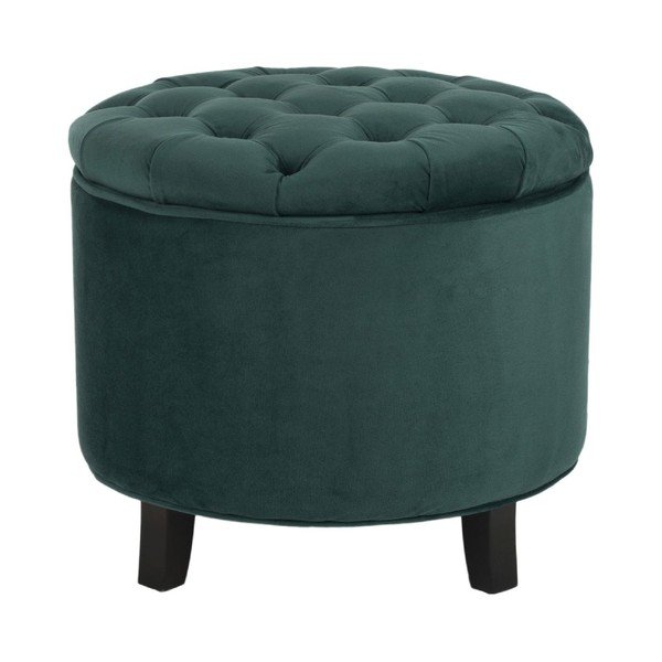 Taboret ze schowkiem Katherine Emerald-image-1