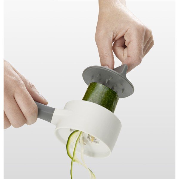 Szaro-biały ręczny spiralizer Joseph Joseph Duo-image-1