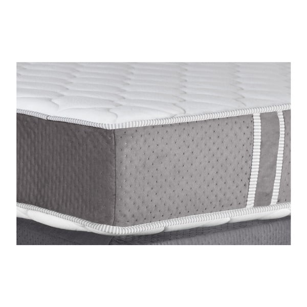 Biało-szary materac z pianki z pamięcią kształtu Stella Cadente Syrius 180x200 cm-image-3