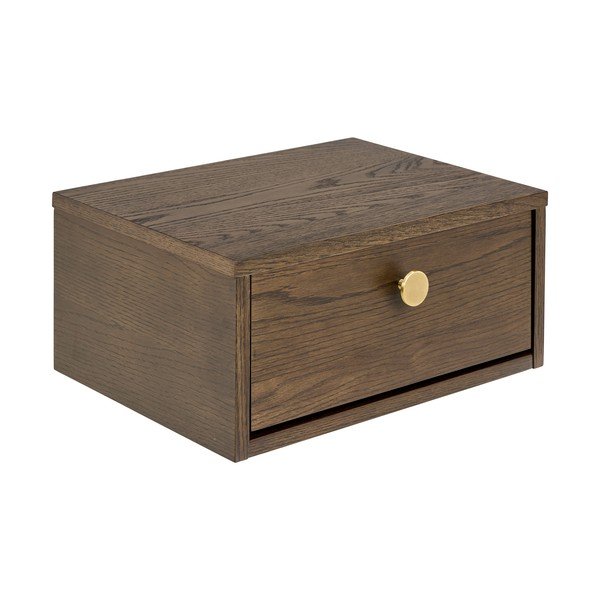 Szafka nocna w dekorze dębu w ciemnym naturalnym kolorze Monfort – Actona-image-2