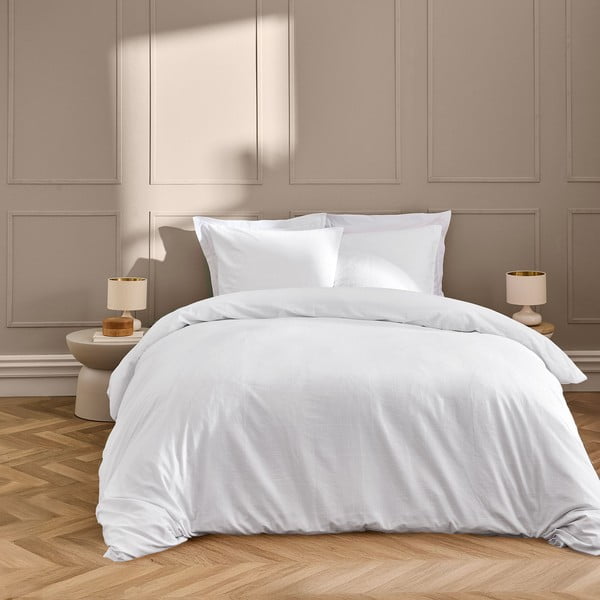 Biała pościel dwuosobowa 240x220 cm Linella – douceur d'intérieur